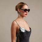 Okkia-Okkia Emma Big Hexagonal Unisex Güneş Gözlüğü Siyah Ros-Güneş Gözlüğü-3-Milagron.com