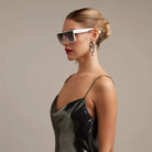 Okkia-Okkia Tokyo Unisex Güneş Gözlüğü Beyaz-Güneş Gözlüğü-7-Milagron.com