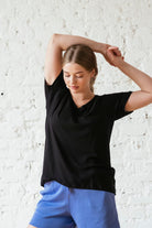 One Of Us-Maya Works Hard T-shirt ( V Yaka )-T-Shirts-1-Milagron.com