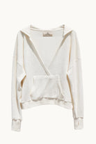 One Of Us-Terry Looks Sweet Havlu Hoodie-Sweatshirts & Hoodies-2-Milagron.com