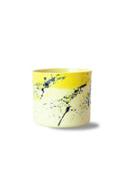 Only Cocoon-Flux Sarı El Yapımı Porselen Bardak-Bardak-1-Milagron.com