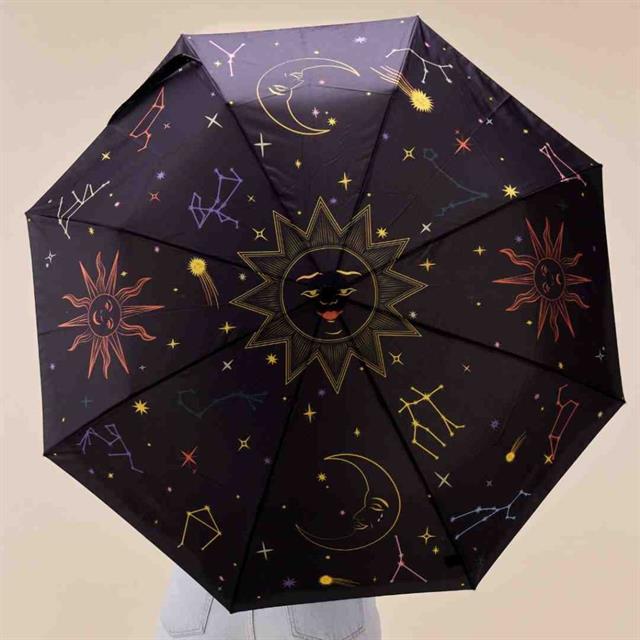 Original Duckhead-Original Duckhead Duck Kompakt Şemsiye – Celestial Zodiac-Şemsiye-2-Milagron.com