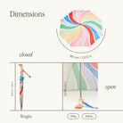 Original Duckhead-Original Duckhead Duck çocukşemsiye Odh X Meri Meri Rainbow-Şemsiye-5-Milagron.com