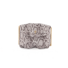 Otrera-Baby Leda Shiny Snake Grey-Omuz Çantası-1-Milagron.com