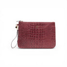 Croco Clutch Cherry