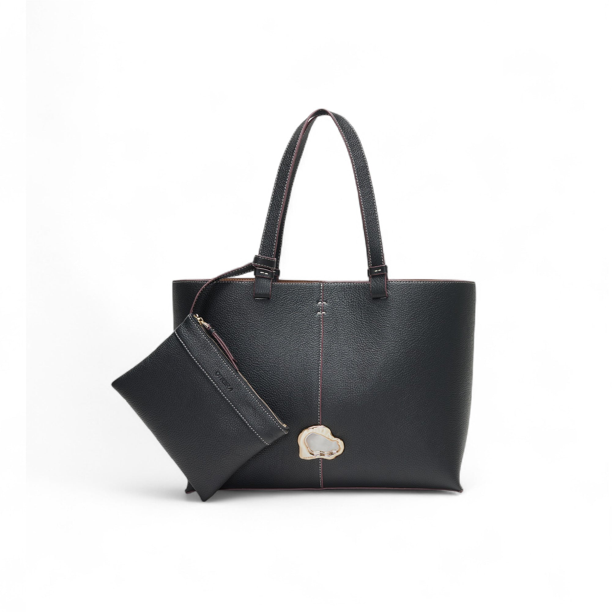 Otrera-Hebe Bag Black-Shopper / Tote Bag-1-Milagron.com