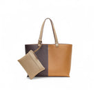 Otrera-Hebe Bag Burgundy&Tan-Shopper / Tote Bag-1-Milagron.com