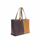 Otrera-Hebe Bag Burgundy&Tan-Shopper / Tote Bag-3-Milagron.com