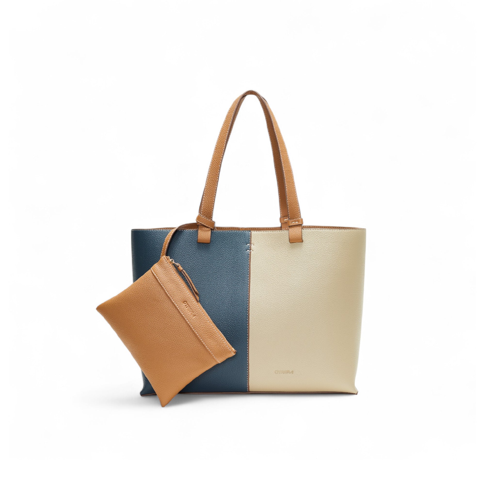 Otrera-Hebe Bag Navy&Rock-Shopper / Tote Bag-1-Milagron.com