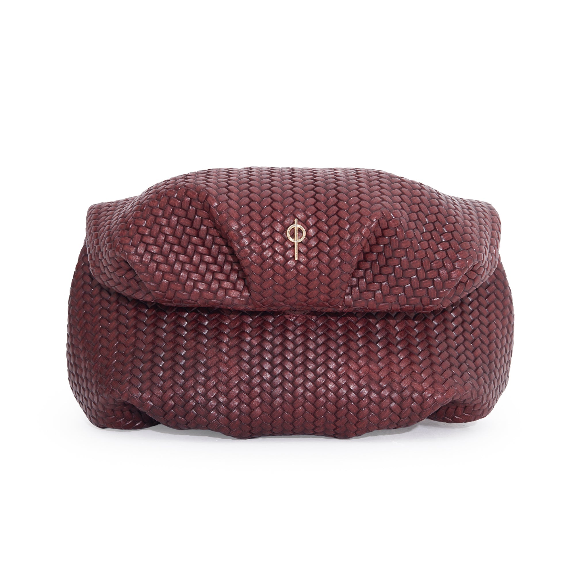 Otrera-Leda Braıd Burgundy-Clutch-1-Milagron.com