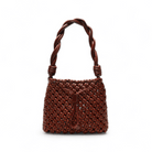 Otrera-Rhea Braıd Twıst Strap Brown-Omuz çantası-1-Milagron.com