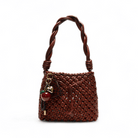 Otrera-Rhea Braıd Twıst Strap Brown-Omuz çantası-2-Milagron.com