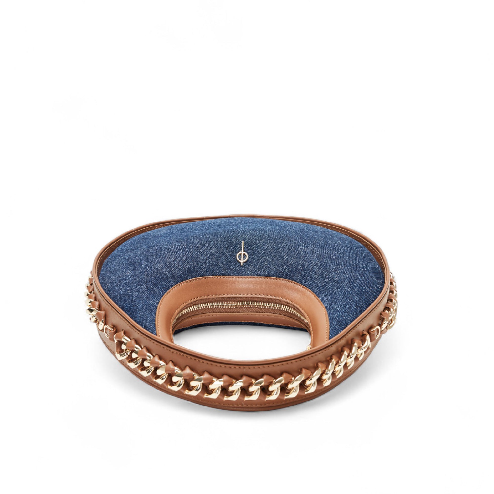 Otrera-Round Chain Bag Jean-El Çantası-3-Milagron.com