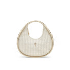 Otrera-Round Chain Bag Straw Beige-El Çantası-1-Milagron.com