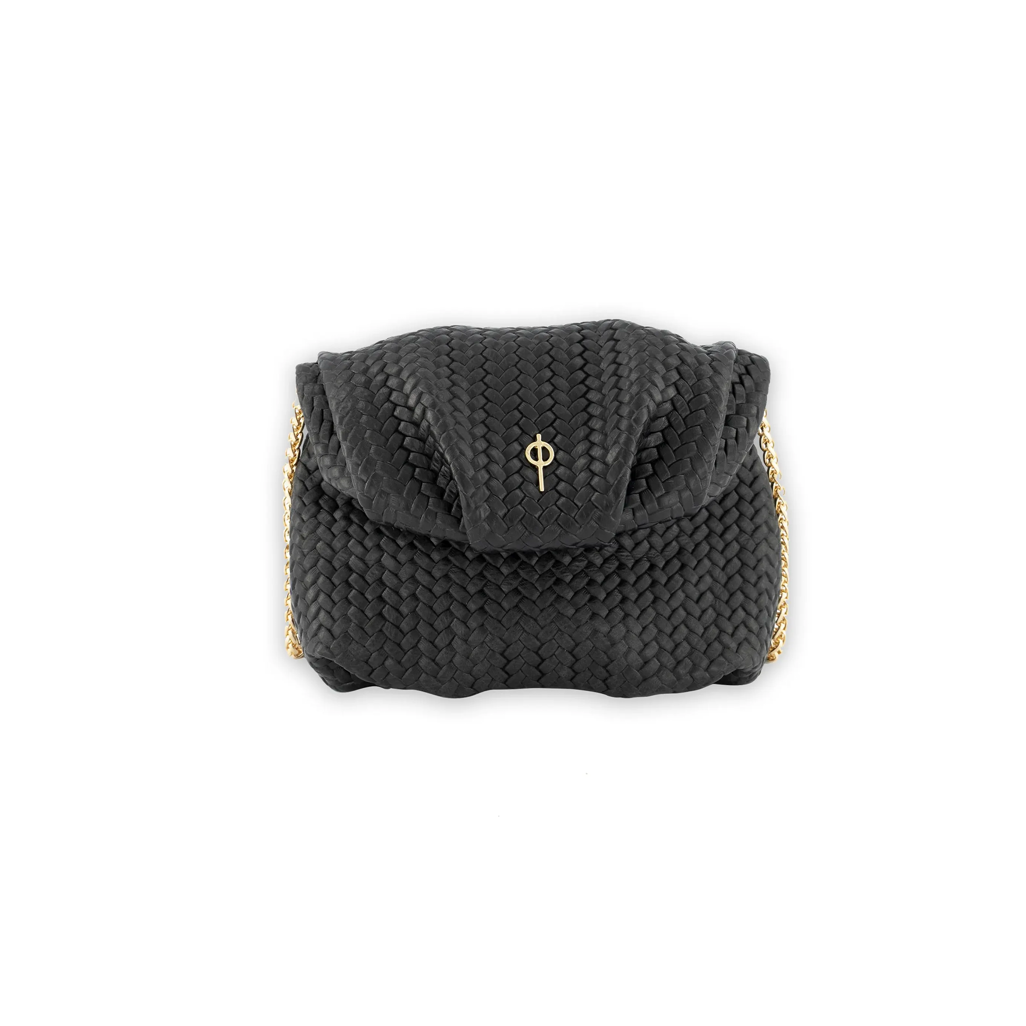 Otrera-SORUNLU - Baby Leda Braid Black-Omuz Çantası-1-Milagron.com