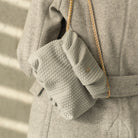 Otrera-SORUNLU - Baby Leda Braid Grey-Omuz Çantası-4-Milagron.com