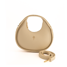 Otrera-SORUNLU - Round Chain Bag Beige-Omuz Çantası-7-Milagron.com