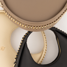 Otrera-SORUNLU - Round Chain Bag Beige-Omuz Çantası-9-Milagron.com