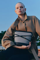 Glacier Canvas Vegan Deri Bucket Çanta - 0