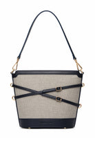 Glacier Canvas Vegan Deri Bucket Çanta - 1