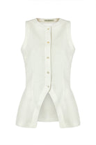 Samantha Organik Keten Yelek - 0