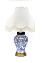 Ozge Atelier-Melek Lacivert Seramik Abajur-Dekoratif Aydınlatma-1-Milagron.com