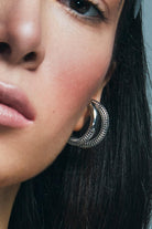 PACAL-Maxi Luki Gümüş Kıkırdak Küpesi-Küpe-2-Milagron.com