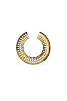 PACAL-Midi Luki Parlak Altın Kaplama Kıkırdak Küpesi-Küpe-1-Milagron.com