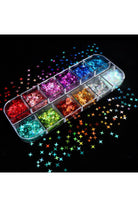 POP Beauty-Nail Art Tırnak Süsleme Pul Seti Yıldız Desenli-Tırnak Süsleme-5-Milagron.com