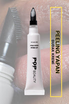 POP Beauty-Peeling Yapan Dudak Kremi - Dudak Nemlendiricisi - Dudak Balmı Beyaz-Lip Balm-1-Milagron.com