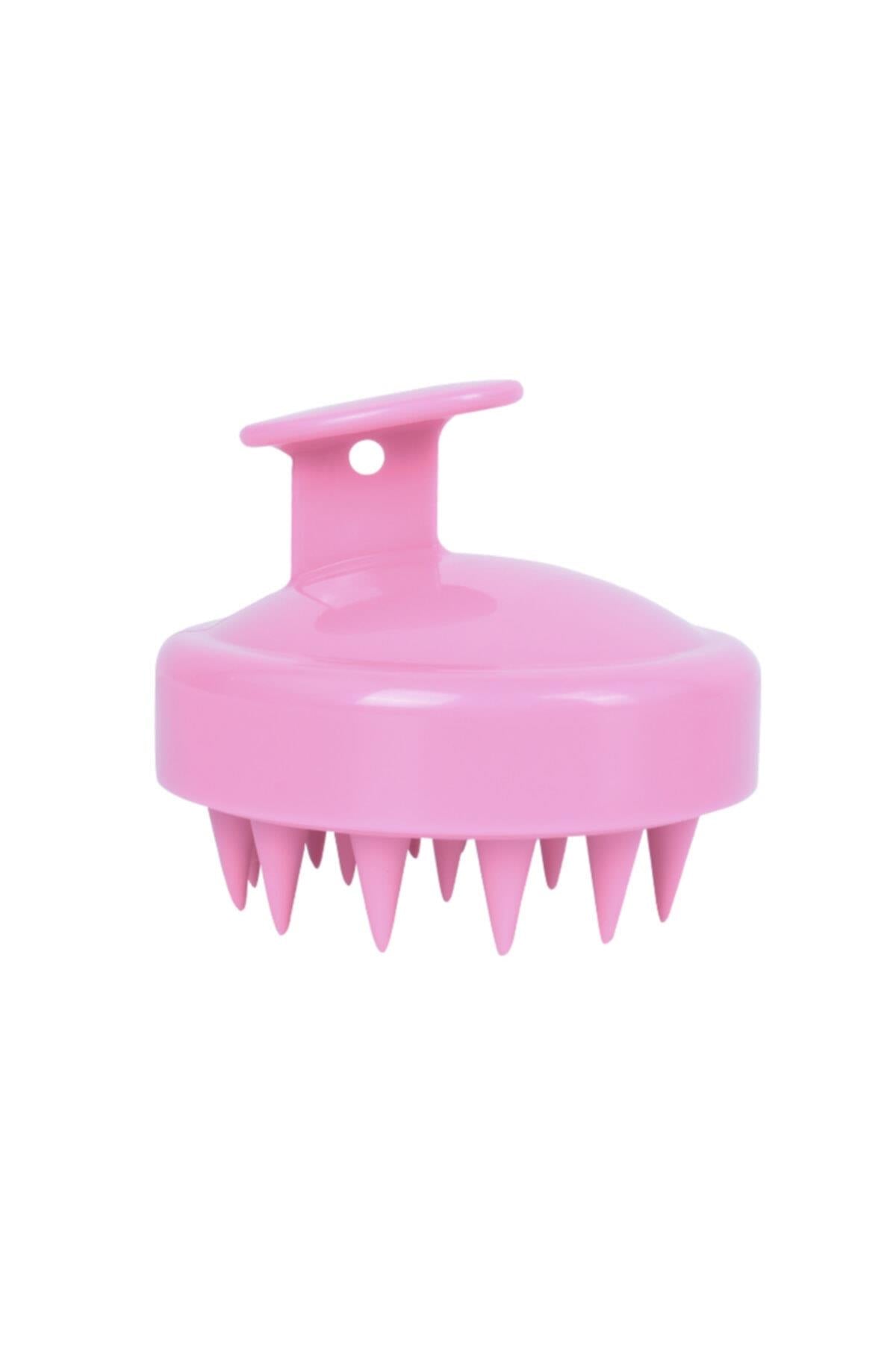 Pop Beauty Saç Bakım Fırçası, Saç Derisine Masaj Yapan Şampuan Tarağı, Duş Fırçası (Pembe) Popbeauty0002