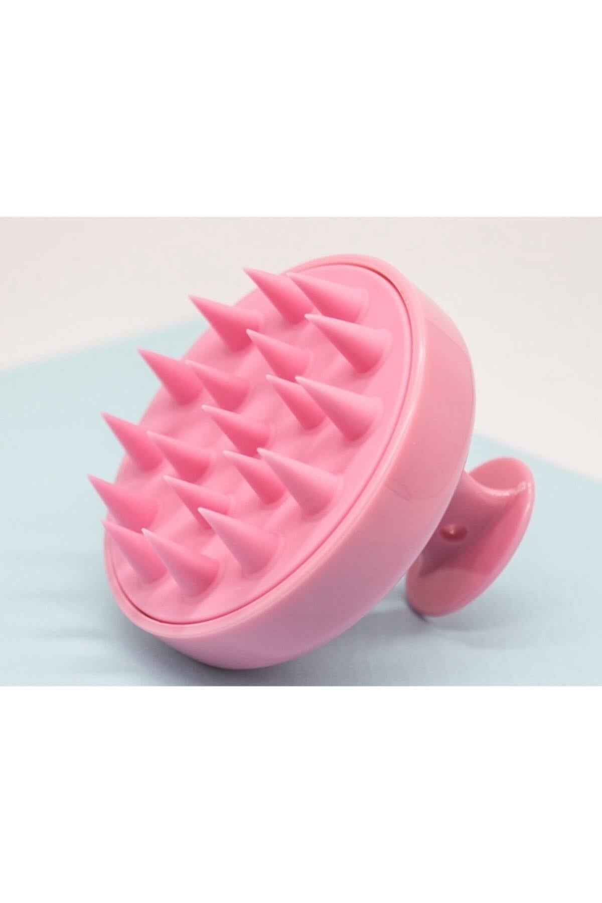 Pop Beauty Saç Bakım Fırçası, Saç Derisine Masaj Yapan Şampuan Tarağı, Duş Fırçası (Pembe) Popbeauty0002