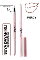 POP Beauty-Suya Dayanıklı Dudak Kalemi Asansörlü - Waterproof Lipliner - Mercy-Dudak Kalemi-1-Milagron.com