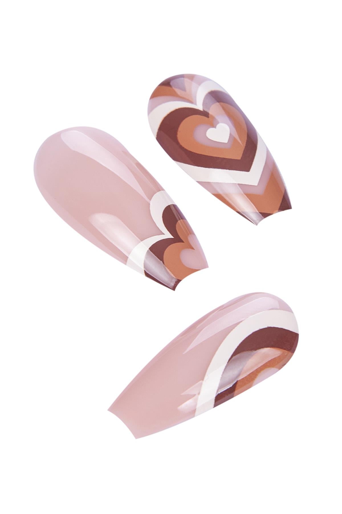 Pop Beauty Takma Tırnak Seti & Zararsız Yapıştırıcı Popbeauty10053