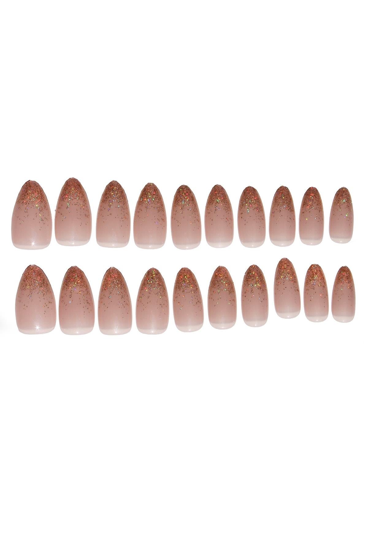 POP Beauty-Takma Tırnak Seti & Zararsız Yapıştırıcı-Takma Tırnak ve Aksesuarları-4-Milagron.com