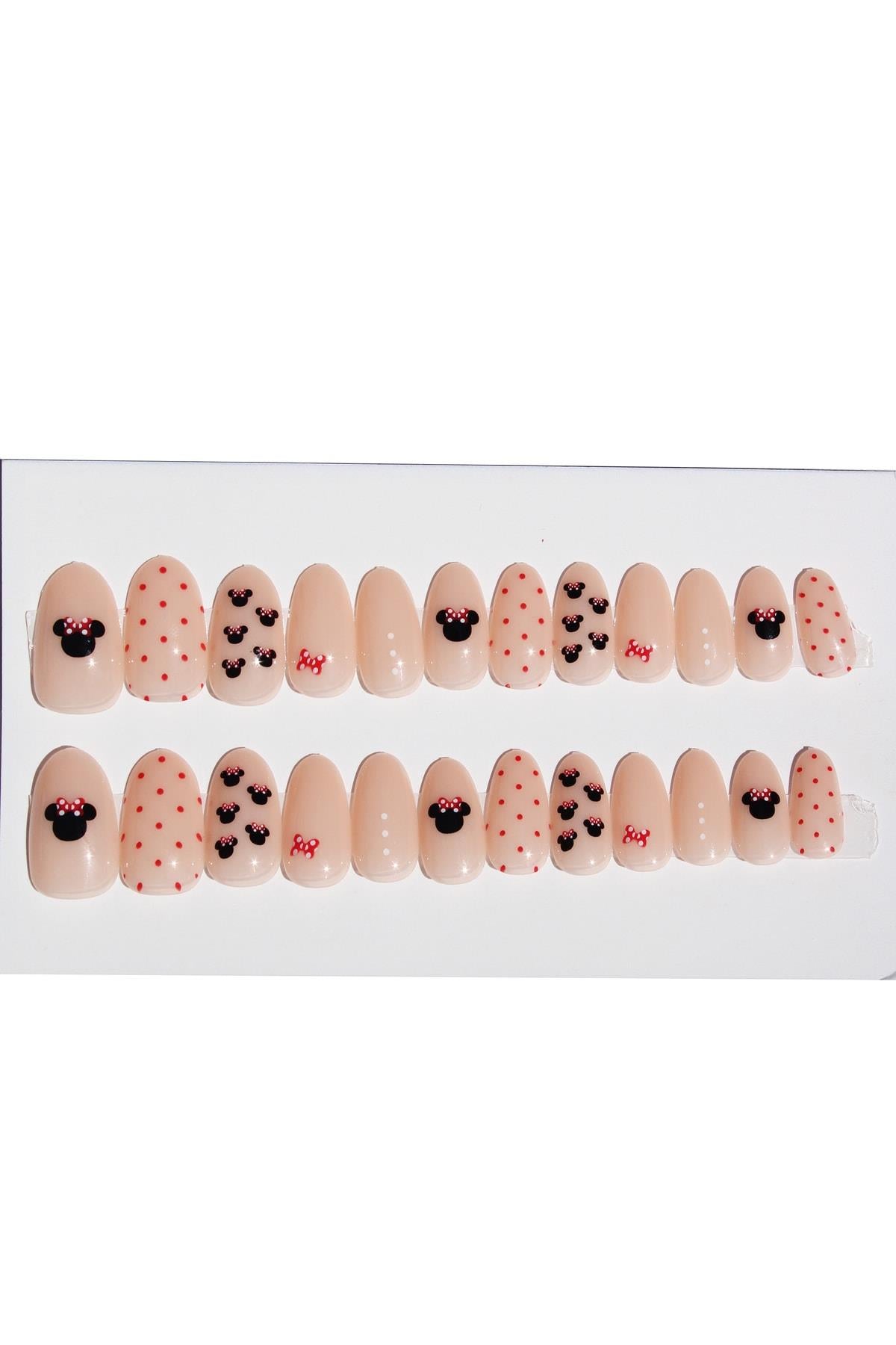 POP Beauty-Takma Tırnak Seti & Zararsız Yapıştırıcı-Takma Tırnak ve Aksesuarları-6-Milagron.com
