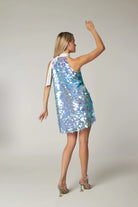 Petra Petrova-Alexis Buz Mavisi Payetli Elbise-Elbise-3-Milagron.com