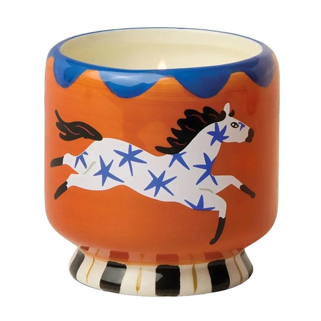 Paddywax A Dopo Luxury Artisan El Boyaması 226G Mum - Horse - Sienna Sunset