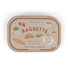 Paddywax Bistro Baguette Printed Tin Candle - Thyme & Rosemary 127 Gr Mum