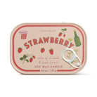 Paddywax Bistro Strawberry Printed Tin Candle - Rhubard & Fennel 127 Gr Mum