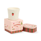 Paddywax Bistro Strawberry Printed Tin Candle - Rhubard & Fennel 127 Gr Mum