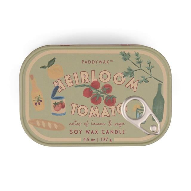 Paddywax-Bistro Tomato Printed Tin Candle Heirloom Tomato 127 Gr Mum-Mum-1-Milagron.com