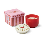 Paddywax Charmed Kutulu Cam Mum Heart Lid/Wild Fig&Rose Red 226 Gr.