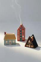 Paddywax-House Cone Incense & Tea Light Holder Tütsülük Nordic Cabin-Mum-3-Milagron.com