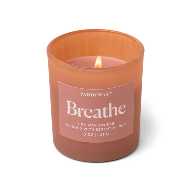 Paddywax - Kırmızı Cam Vazo Breathe 141Gr