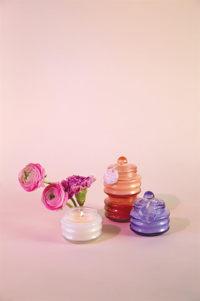 Paddywax-Paddywax Beam Ivory Small Glass Vessel Mum Cotton And Teak 85 Gr.-Mum-7-Milagron.com