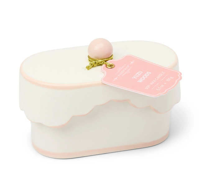Paddywax Cherie Kutulu Seramik Kapaklı Mum Yuzu Woods Pink 155 Gr.