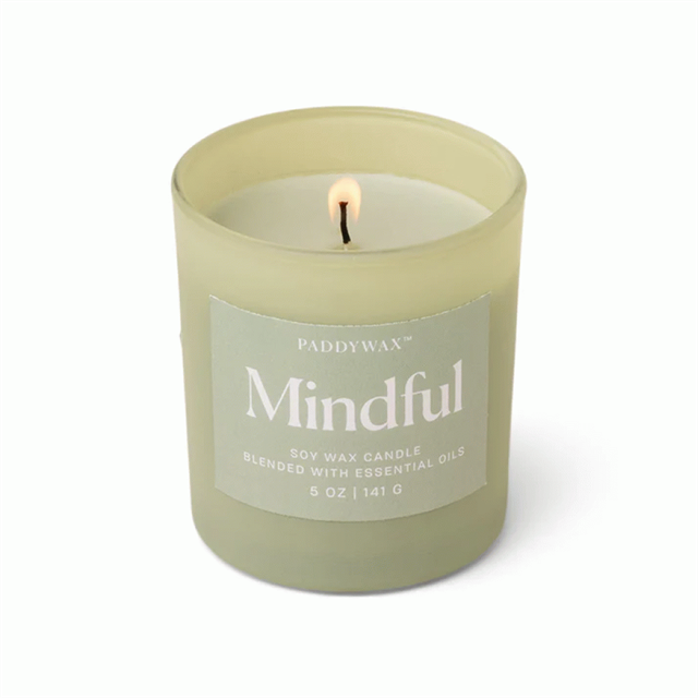 Paddywax - Yeşil Cam Vazo Mindful 141Gr