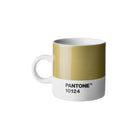 Pantone 10124 Altın Rengi Porselen Espresso Fincanı