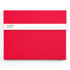 Pantone 18-1763 Kırmızı Sert Kapaklı Çizgisiz Not Defteri Ve Kalem